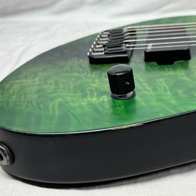 Deviant Guitars USA Custom Shop Truck Driver Shawn Signature Linchpin Baritone 7-string Guitar 2023 - Dark Verde Burst - *AS IS* image 18