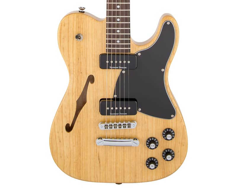 Used Fender Jim Adkins JA-90 Telecaster Thinline Electric Guitar - Natural image 1