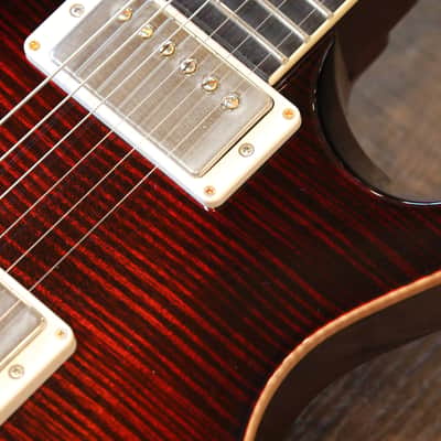 2019 PRS McCarty 594 Single-Cut Electric Guitar Fire Red Burst 10 Top + OHSC & Papers image 5