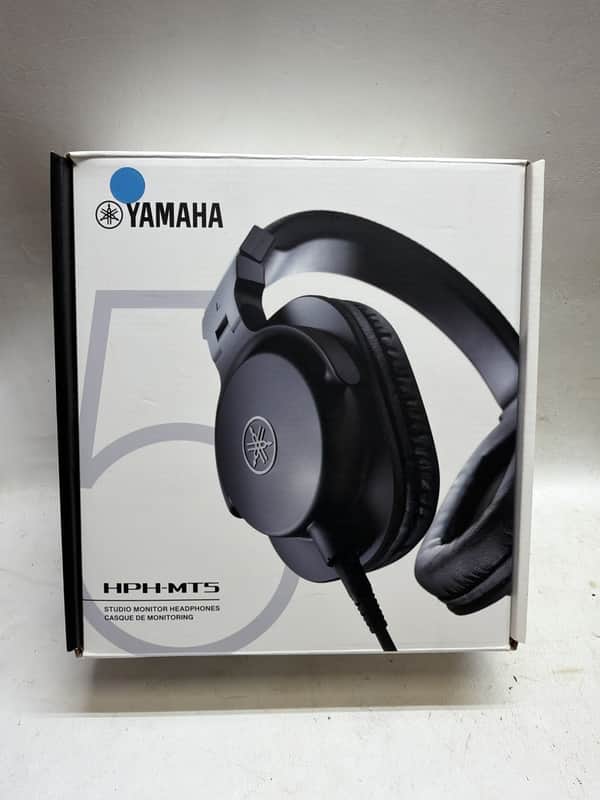 Yamaha HPH-MT7 Over-Ear Studio Monitor Headphones 2010s - Black