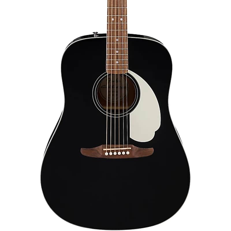 Fender California Standard Redondo Acoustic Guitar. Spruce Top, Ivory Pickguard, Black TGF33