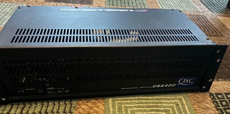 QSC USA 400 Power Amp | Reverb
