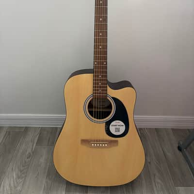Fender FA-25CE Dreadnought Acoustic-Electric Guitar - Natural - Excellent Condition image 2