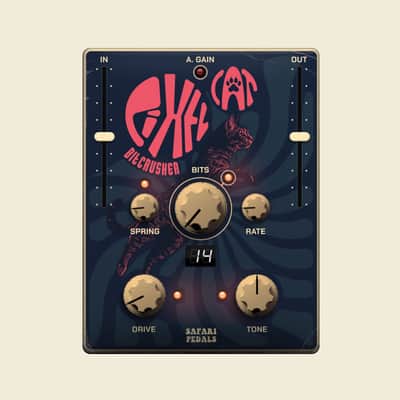 SAFARI PEDALS Pixel Cat Lo-Fi Bitcrusher with Spring Reverb Plugin image 6