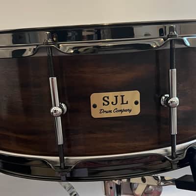 SJL Drum Company Pacific Black Walnut single ply snare 2026 - Natural gloss image 10