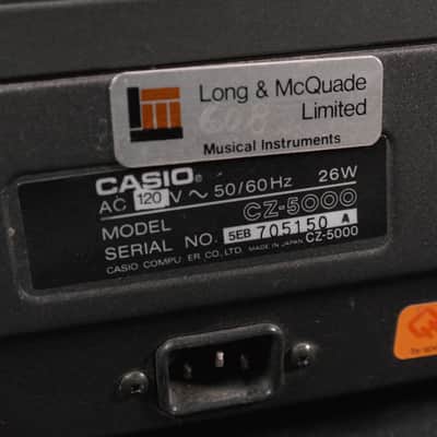 Casio CZ-5000 61-Key Synthesizer Keyboard Made in Japan image 7