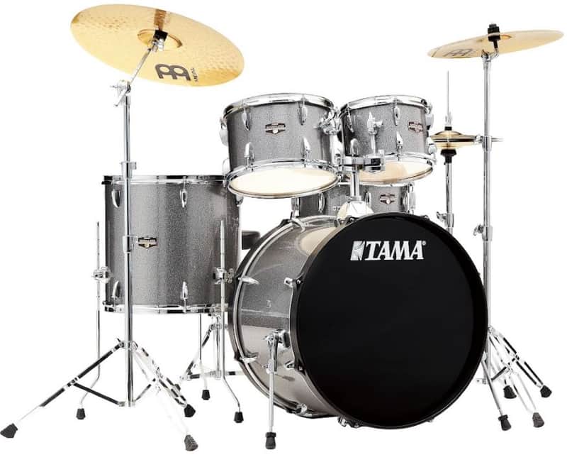 Tama 'Limited Edition' Imperialstar Drum Kit - Galaxy Silver image 1