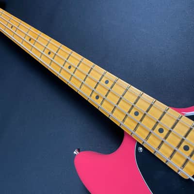Fender American Professional Classic Mustang Bass - Faded Dakota Red image 4