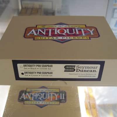 Seymour Duncan Antiquity P90 Soapbar Pickups Set Cream 7.85k/8.39k image 2
