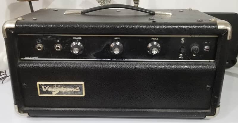 Garnet Vagabond D90h 'Stencil' Tube Bass/Guitar Head 1970s Canada image 1