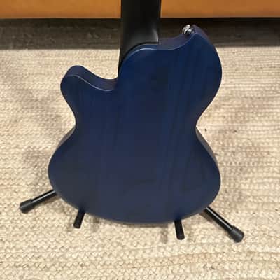 Supro 2043PTB Huntington III with Piezo Pickup 2010s - Transparent Blue image 10