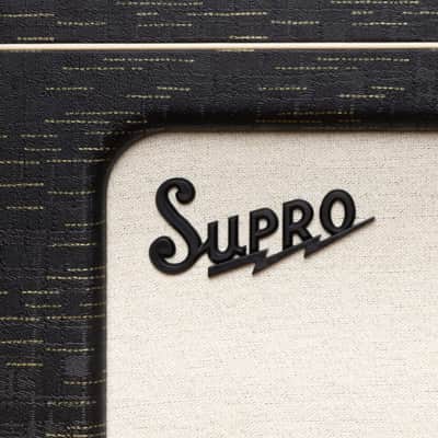 Supro 1620RCBLK Delegate Custom USA 25-Watt 1x12 Combo w/Reverb image 9