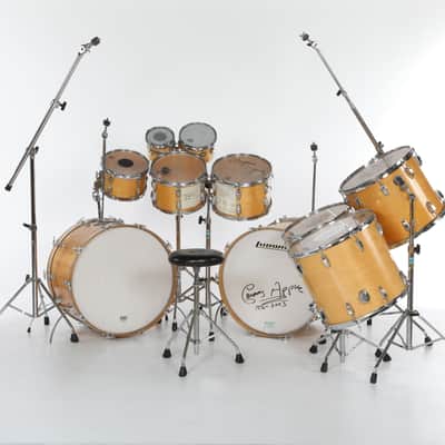 Carmine Appice's Ludwig 1976 Realistic Rock, Rod Stewart, Ted Nugent 10 Piece Drum Set. Signed! image 7