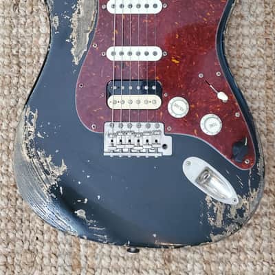 Luxxtone Guitars Choppa S Black Heavy Relic image 1