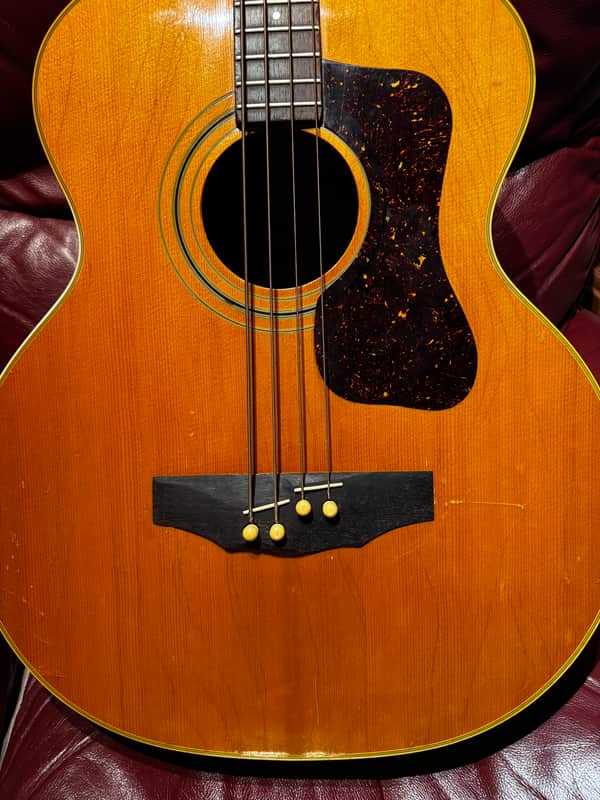 Guild B50NT Acoustic Bass 1970-80's - Natural (Westerly, RI) image 1