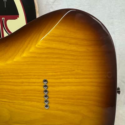 Fender 2016 Limited Edition American Standard Telecaster Figured Neck Guitar with Case 2015 - Cognac Burst / Rosewood fingerboard image 17