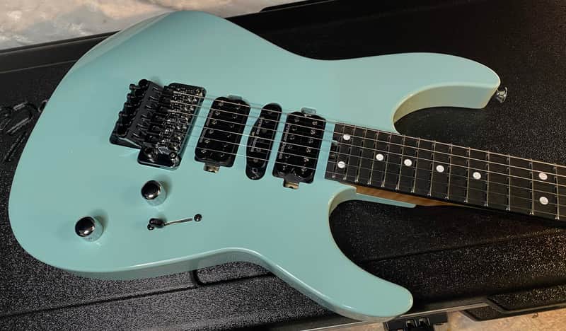 NEW ! Jackson Custom Shop Dinky HSH - Roasted Maple Neck & Ebony Fretboard - DK - Daphne Blue - Authorized Dealer - 8.1 lbs - G06676 image 1