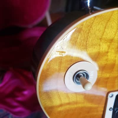 🍯 Honey Flame 2000 Gibson Les Paul Classic Plus Amber OHSC, 8.8 lbs non-chambered image 18