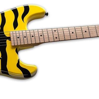ESP LTD George Lynch GL-200MT Tiger - Yellow w/ Graphic (LGL200MT) image 3