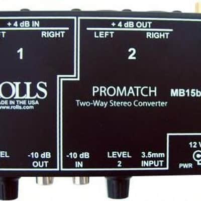 Rolls MB15b ProMatch 2-way Stereo Level Converter image 2