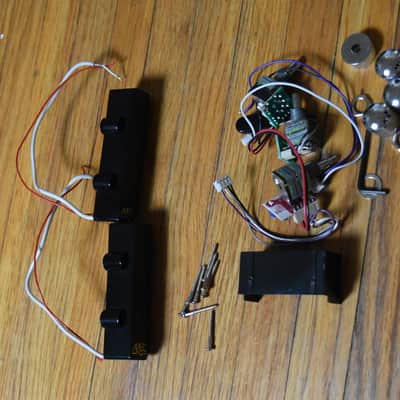 Warwick MEC Active J-style pickups & Complete wiring harnes, Bridge and neck pickup set, Jazz bass pickups image 4