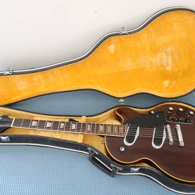 Vintage 1970s El Degas MIJ Well Made Guitar PE-520 Greco Gibson Les Paul Recording Copy LP Guitar Dark Wine Red High Quality Solid 9 Weight Good Condition VG+8.5