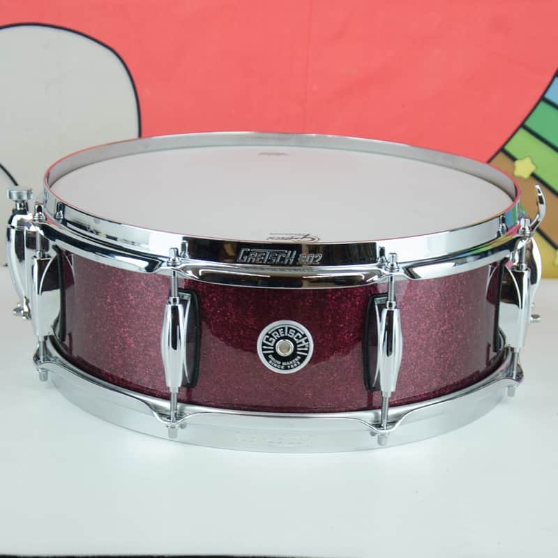 Used Gretsch 5 x 14" Brooklyn Snare Drum - Limited (Maxwell) Burgandy Sparkle image 1
