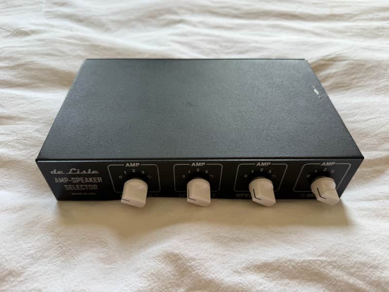 de Lisle de Lisle Amp-Speaker Selector V3 Cabinet Signal Router Switcher with Attenuator Loop - GREAT CONDITION! image 1
