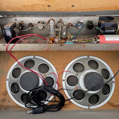 Davoli Jolly DTE 535 Petite 1965 - grey tolex - Made in Italy Tube Amp image 5