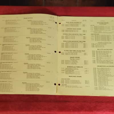Vintage 1977 Rogers Price List image 2