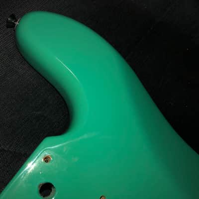 Seafoam Green bass guitar body image 6