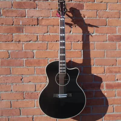 Godin Connaisseur MJ RW Black w/hard case , sf image 1