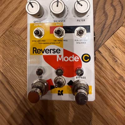Chase Bliss Audio Reverse Mode C 2023 - White Graphic image 1