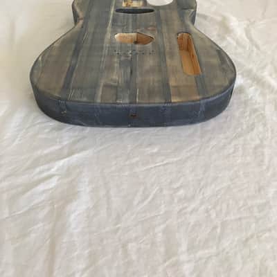 Electric Guitar Body - Tele Style - Black Dye - 034 image 5