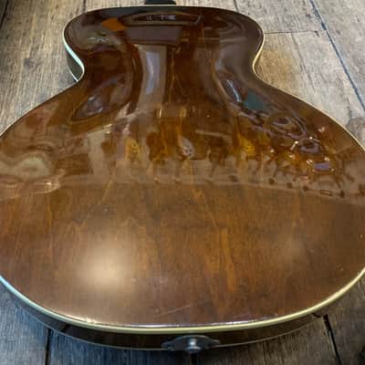 1965 Epiphone E422T Century Sunburst with hard shell case image 6