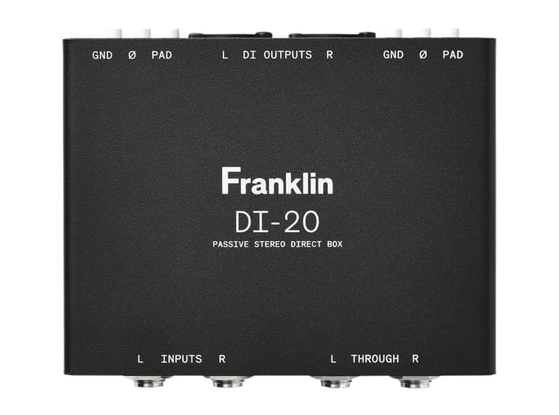 Franklin Audio DI-20 Stereo Passive Direct Box image 1