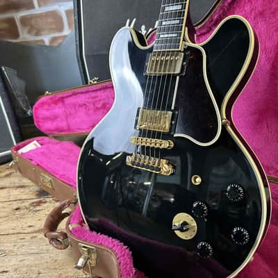 Gibson BB King "Lucille" Ebony 1991 Semi-Hollow Electric Guitar image 17