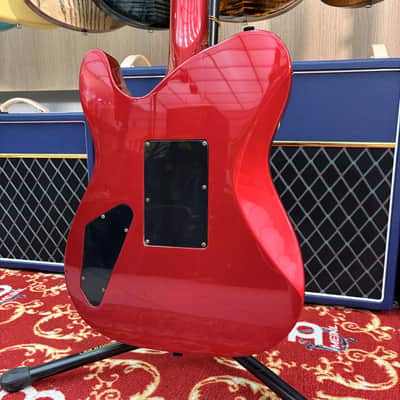ESP The Eclipse Custom Telecaster Floyd Rose Candy Apple Red '90s MADE IN JAPAN image 7