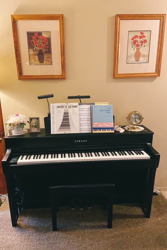 Yamaha CLP-745 Clavinova 88-Key Digital Piano 2020 - Present - Dark Walnut image 1