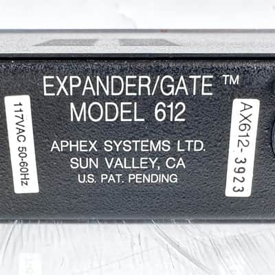 Rack Mount Aphex 2-Channel Expander Gate Model 612 image 10