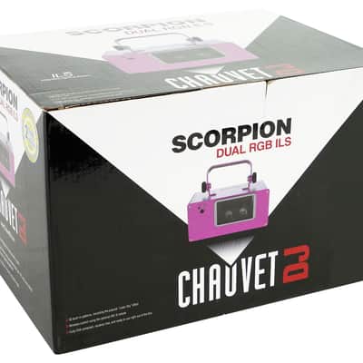Chauvet Scorpion Dual RGB ILS Fat Beam Dual Mirror Laser Aerial Sky Effect Light image 12
