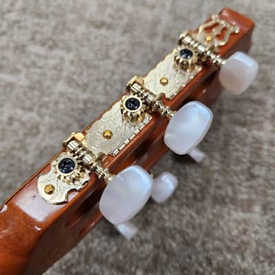 Vintage Early 1970s Kawai G-400 Classical - New Tuners & Bone Saddle w/ Original Hard Shell Case image 11