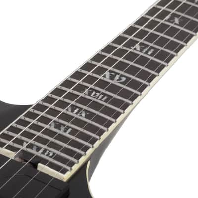 Schecter Avenger FR SLS Elite Evil Twin - Satin Black (1369) image 8