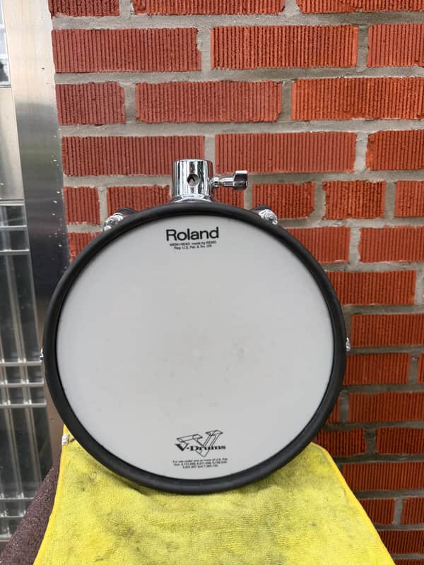 Roland PD-128-BC V-Pad 12" Dual Trigger Mesh Drum Pad 2010s - Black Chrome image 1