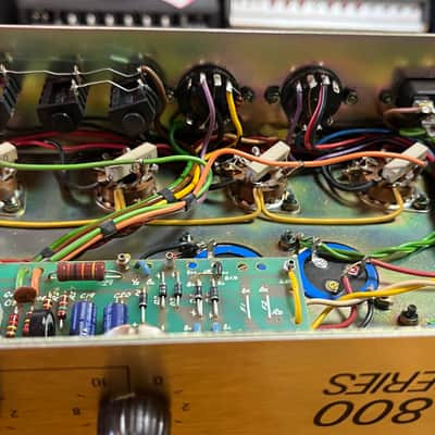 Marshall JCM 800 Lead Series Model 2203 100-Watt Master Volume Head 1986 original Black Tolex image 15