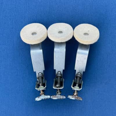3 x Rogers Tom Snare Muffler / Damper Scipt Logo Big R Vintage 60s image 10