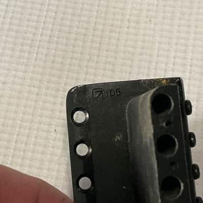 1980's Charvel Jackson Model 1 Black Gotoh G105 6 Post Tremolo Bridge image 10