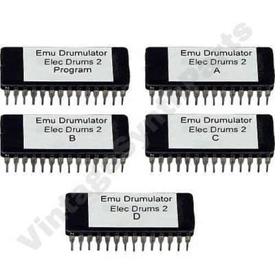 Emu E-Mu Drumulator Digidrums Electronic Drums 2 EPROM sound expansion bank Rom