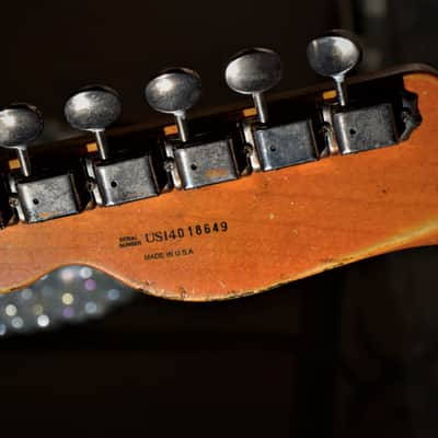 American Custom Fender Telecaster Relic Pink Sparkle CS Texas Specials image 13