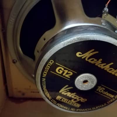 Marshall Jubilee Cabinet 2x12 Vintage 1987 Rare image 3
